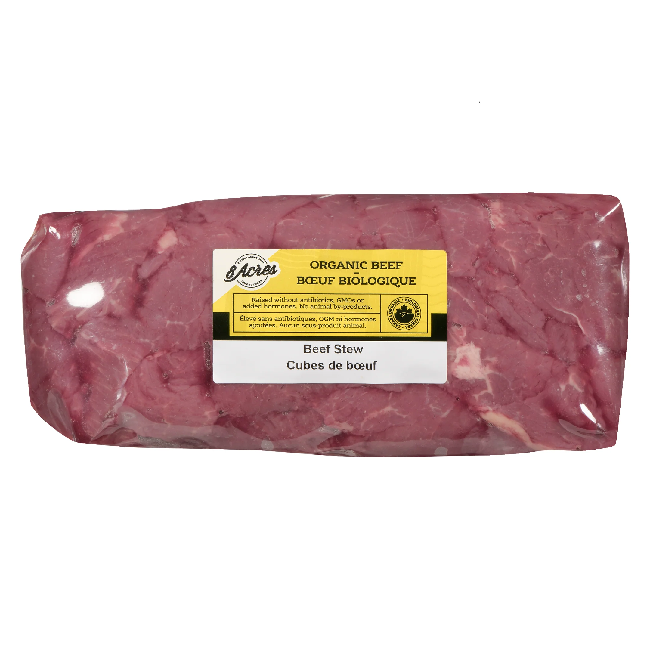 8 Acres - Organic Diced Beef, 400 g