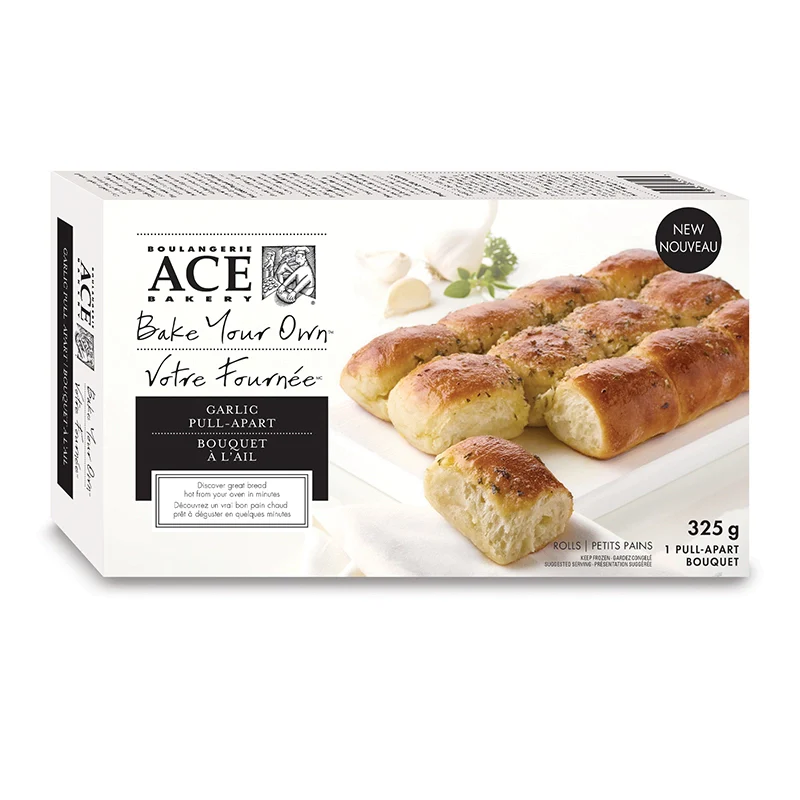 Ace Bakery - Bake Your Own: Garlic Dinner Rolls, 325 g