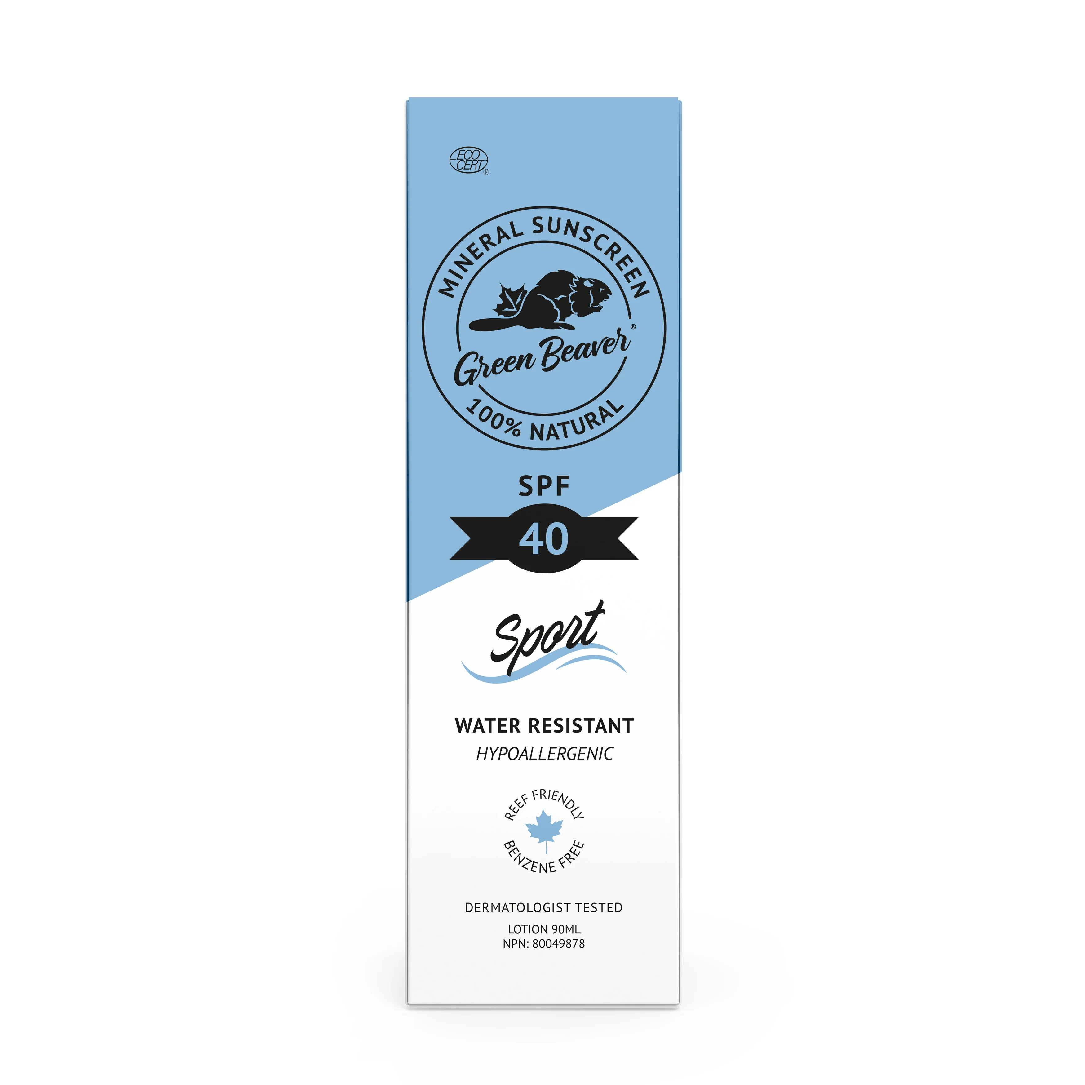 Green Beaver - Adult Sunscreen - SPF 40, 90 mL - Image 2