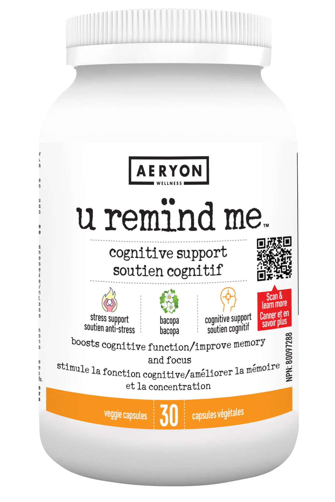 Aeryon Wellness - U Remind Me, 30 Vcaps