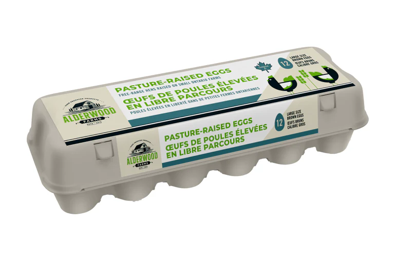 Alderwood Farms - Pasture Raised Brown Eggs - Large, 12 Count