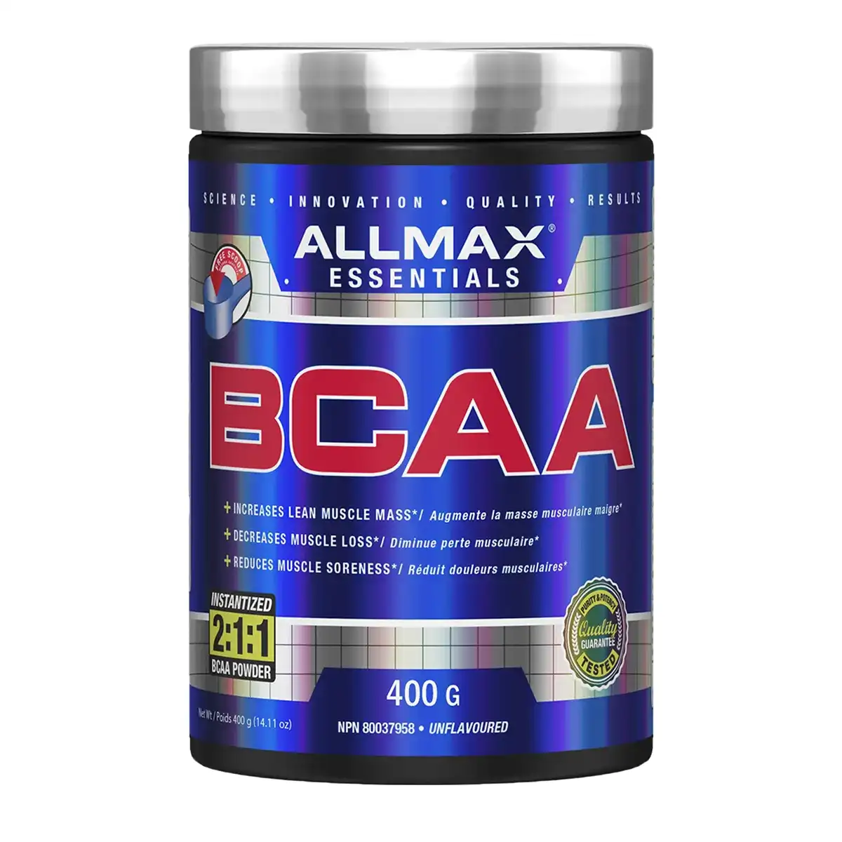 ALLMAX Essentials - BCAA 2:1:1, 400 g
