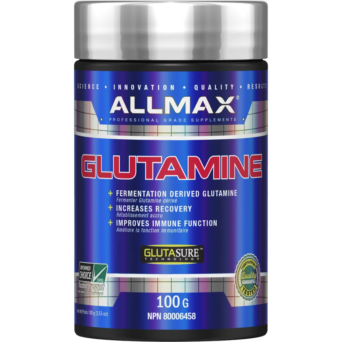 ALLMAX Essentials - Glutamine, 100 g
