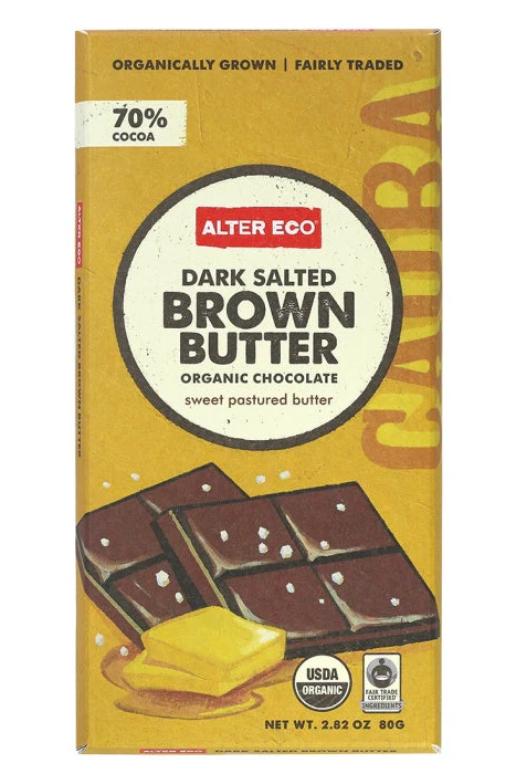 Alter Eco - Salted Brown Butter Chocolate, 80 g
