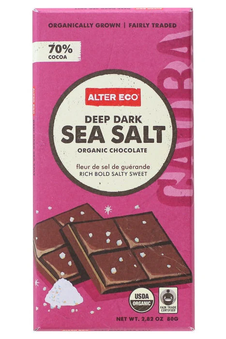 Alter Eco - Sea Salt Chocolate, 80g
