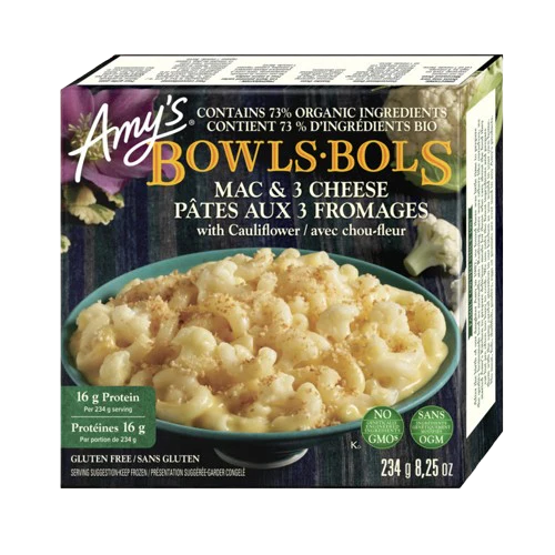 Amy's Kitchen - Mac & 3 Cheese Cauliflower Bowl, 234 g