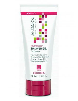 Andalou Naturals - 1000 Roses Shower Gel, 250ML