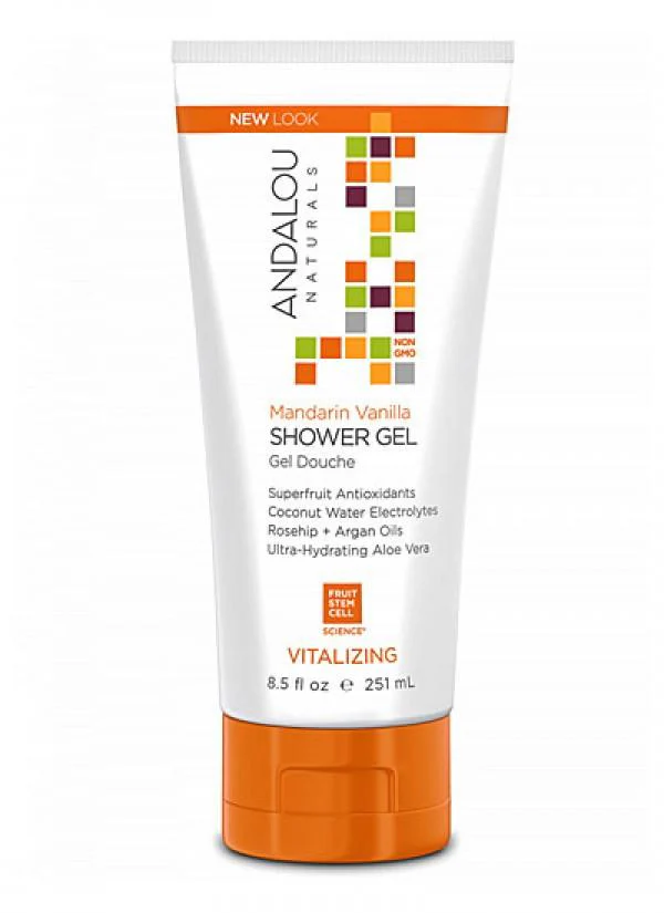 Andalou Naturals - Mandarin Vanilla Shower Gel, 250ml