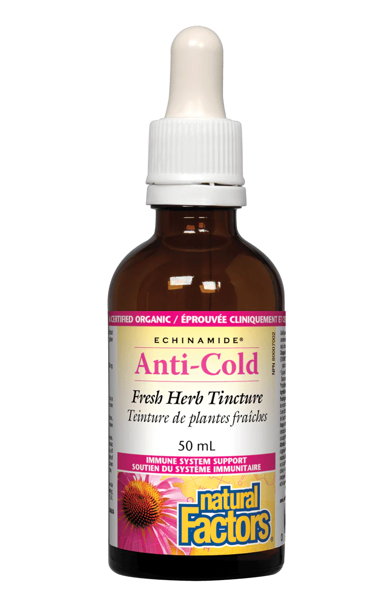 Natural Factors - Anti-Cold Fresh Herb Tincture, 50 ml