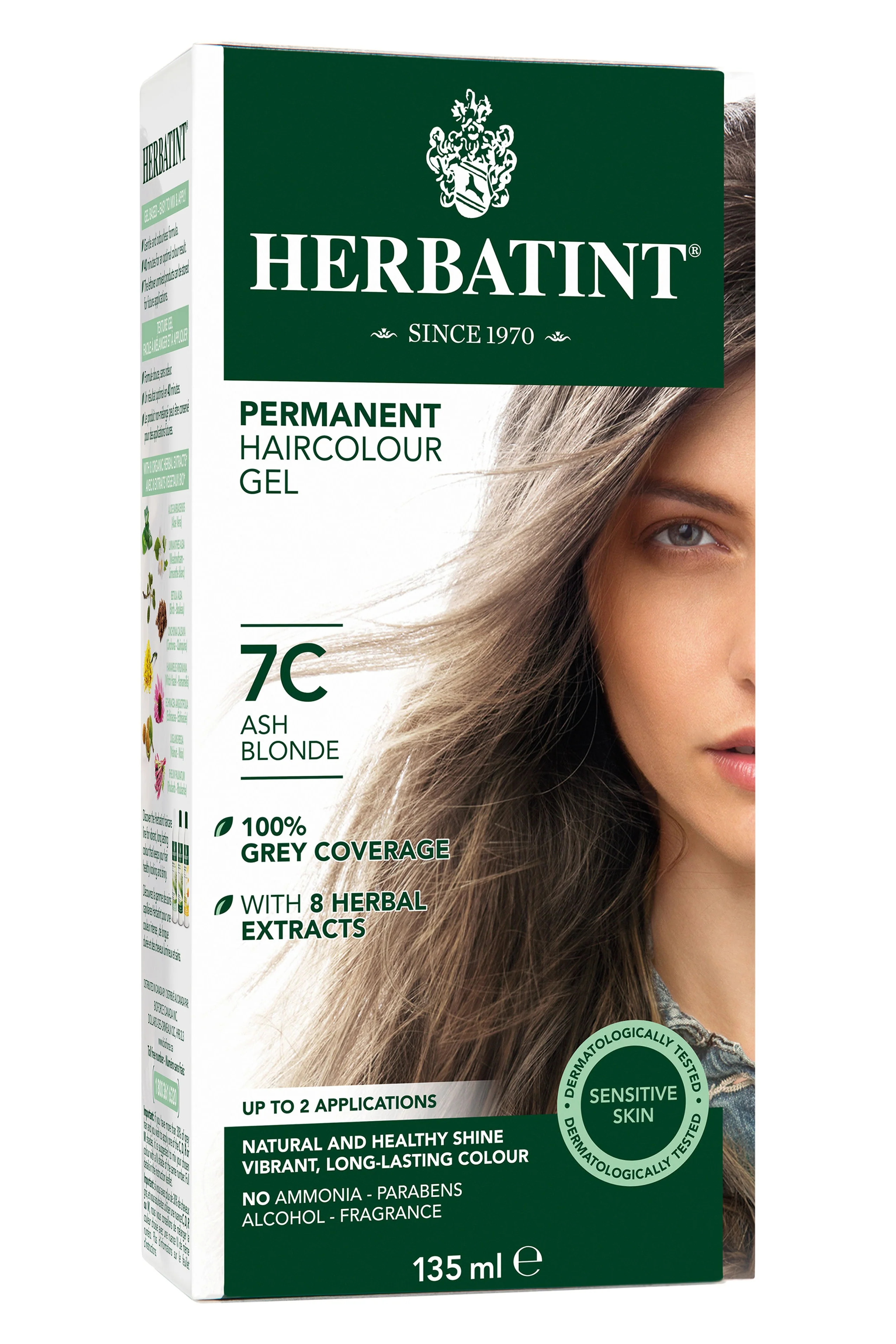 Herbatint - Ash Blonde 7C, 135ml