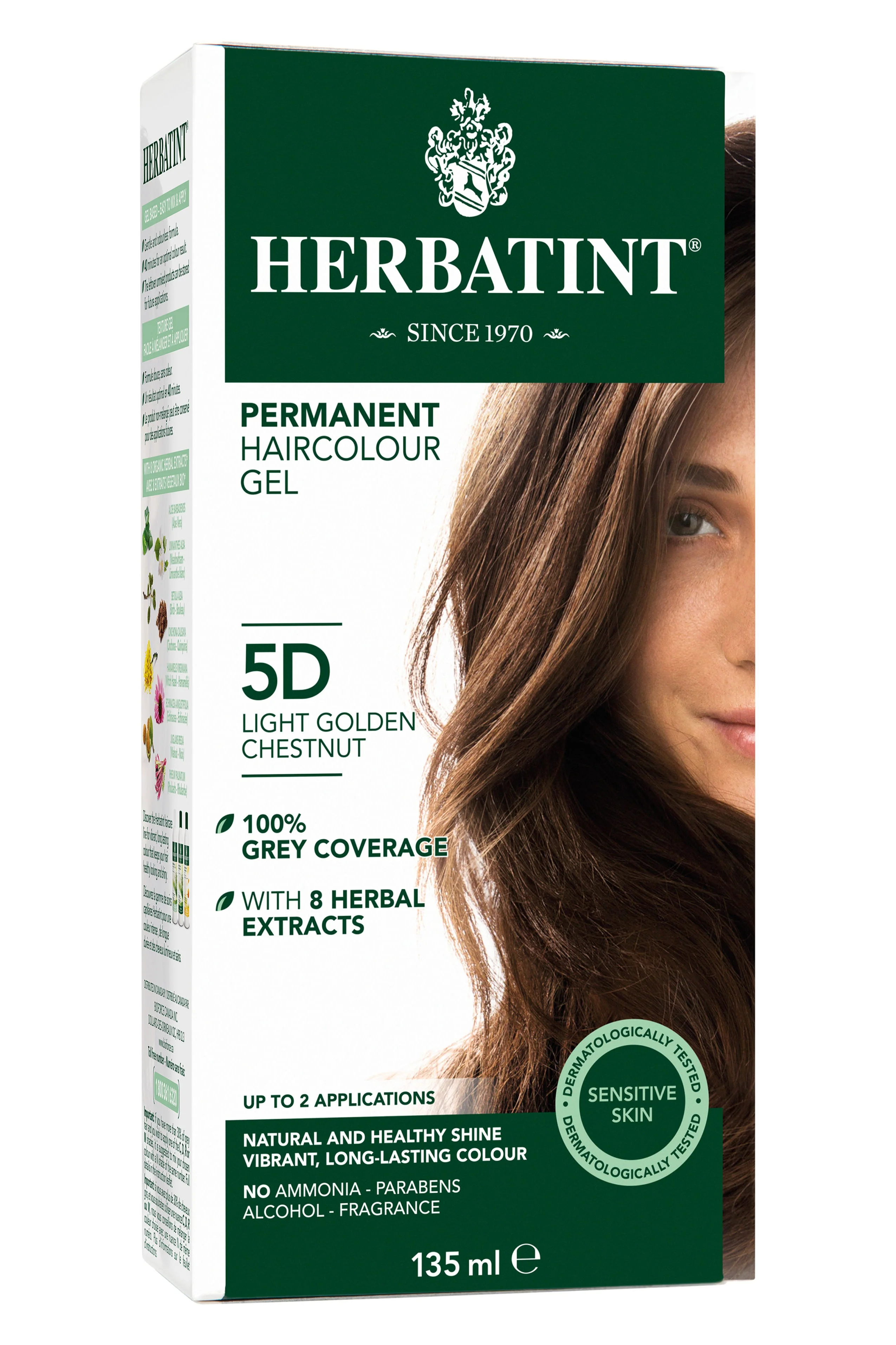 Herbatint - Light Golden Chestnut 5D, 135ml
