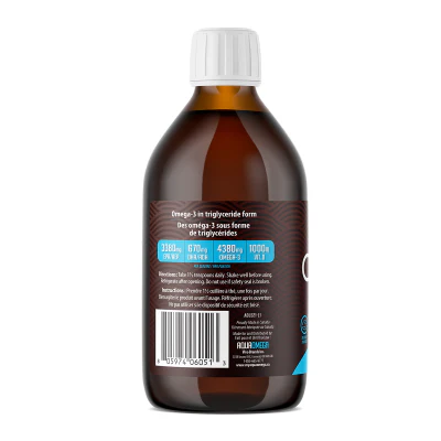 AquaOmega - High EPA Omega-3, Lemon Flavour, 450ml - Image 3