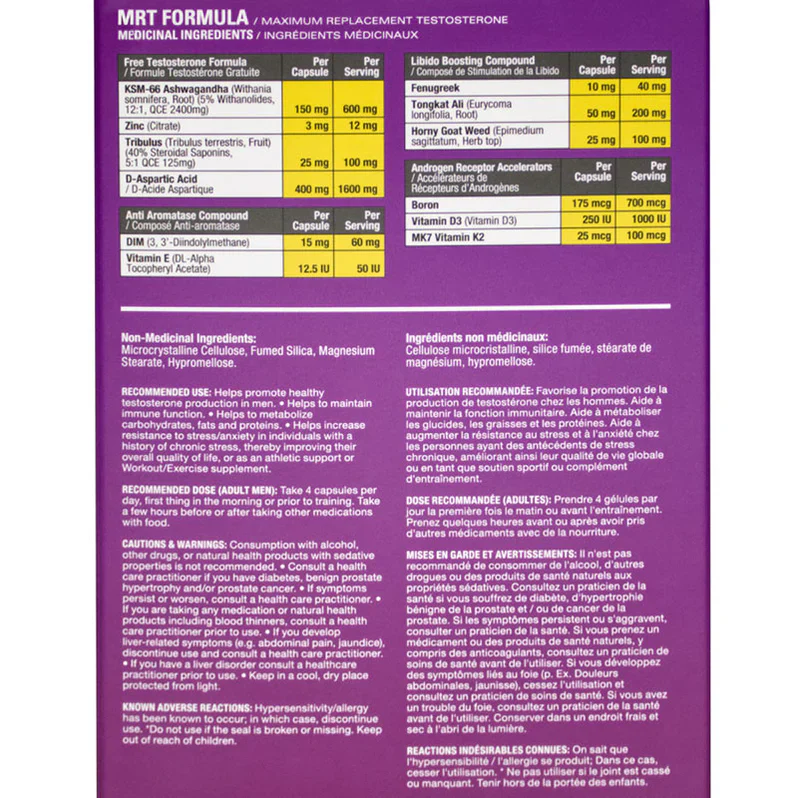 Athletic Alliance - MRT - Testosterone Catalyst, 120 Caps - Image 2