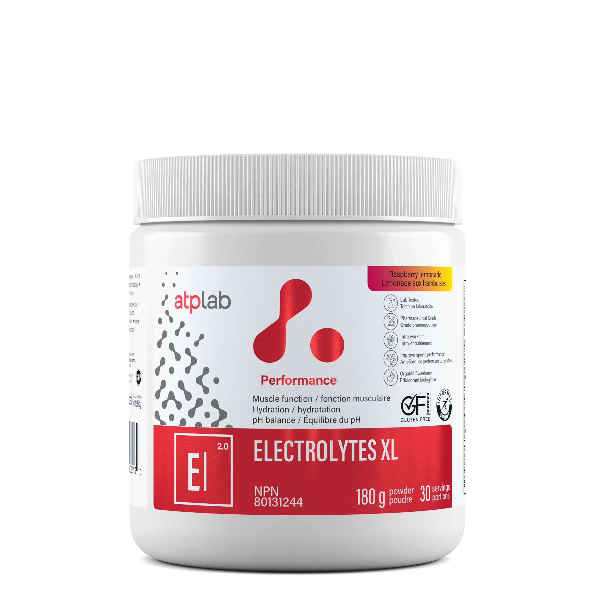 ATP - Electrolytes XL Raspberry Lemonade, 180 g