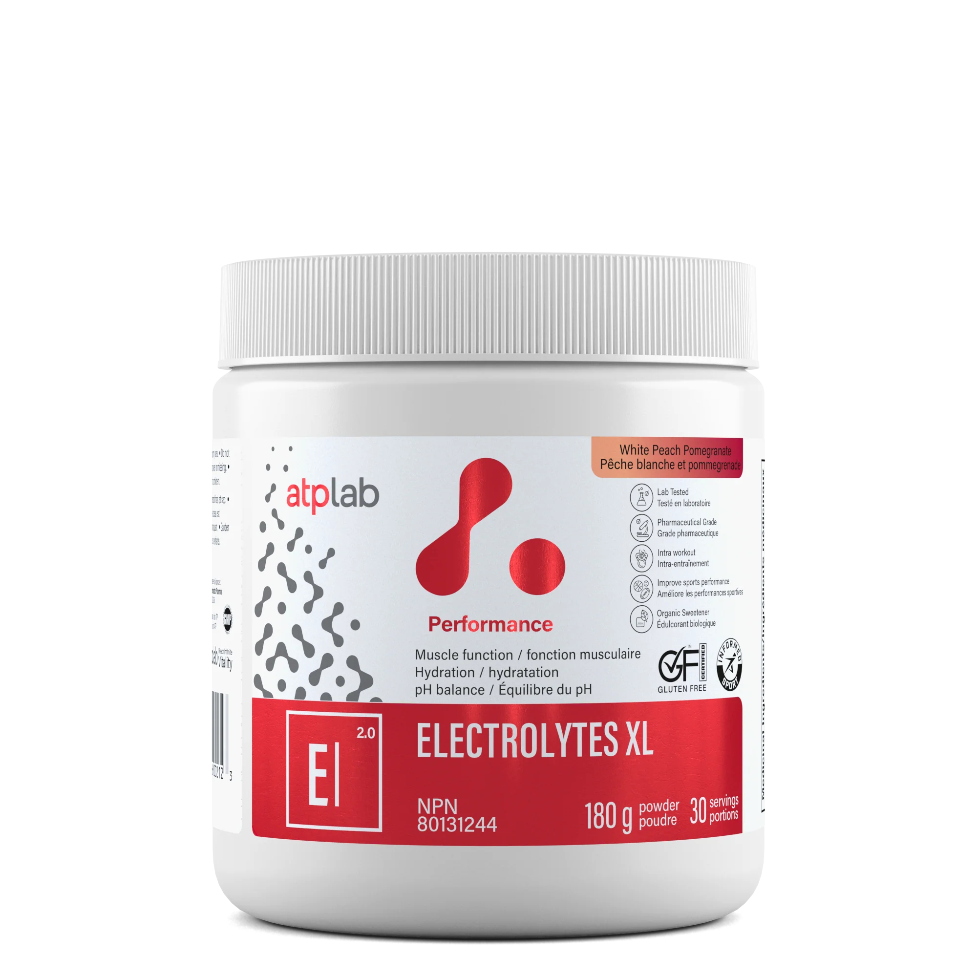 ATP - Electrolytes XL White Peach Pomegranate, 180 g