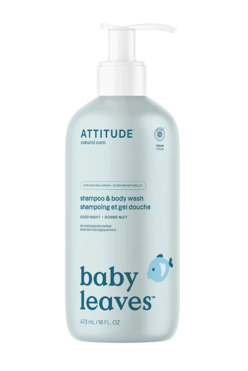 Attitude - Baby Leaves 2 in 1 Shampoo - Almond, 473 mL
