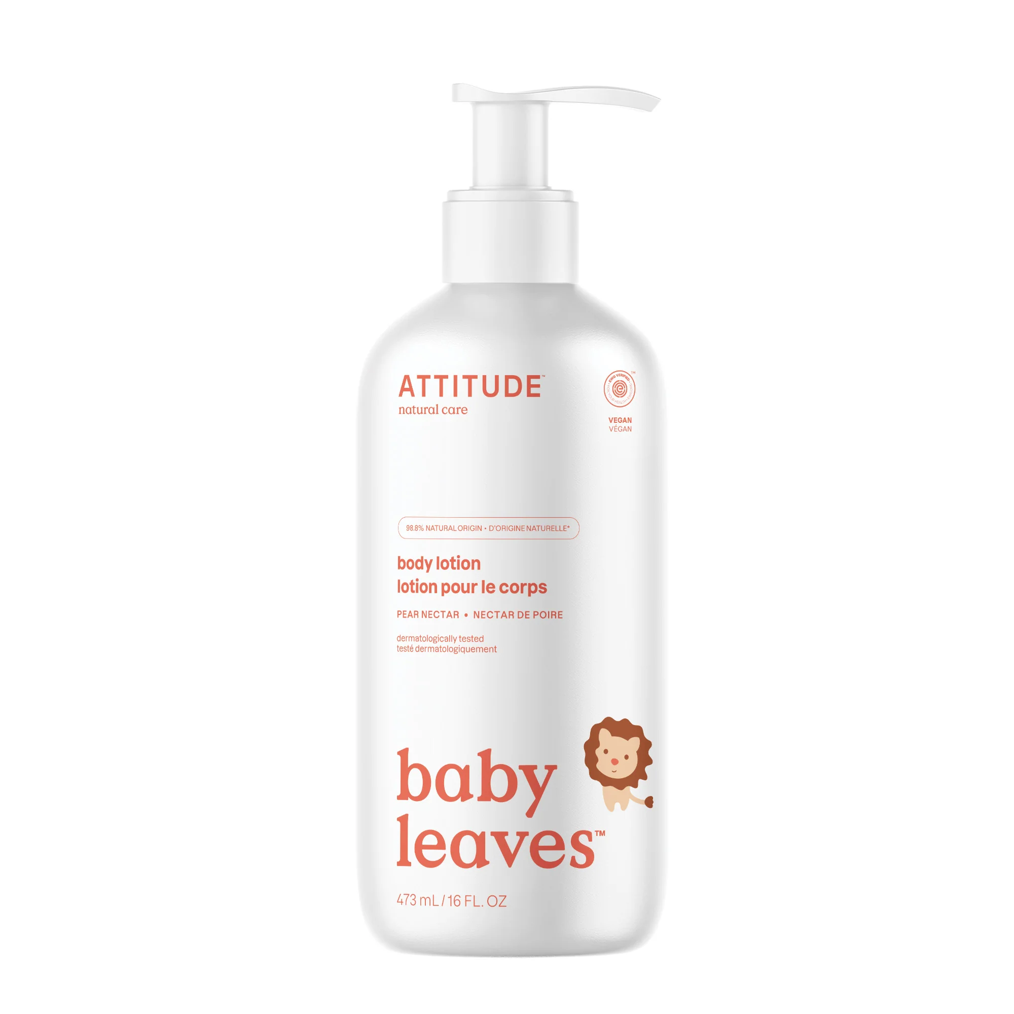 Attitude - Baby Leaves Body Lotion - Pear, 473 mL