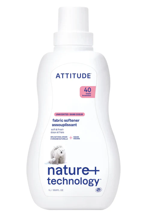 Attitude - Fabric Softener - Unscented, 1 L
