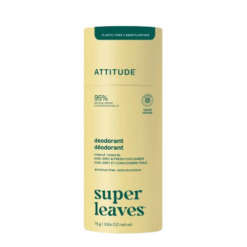 Attitude - Deodorant Earl Grey & Cucumber, 75 g