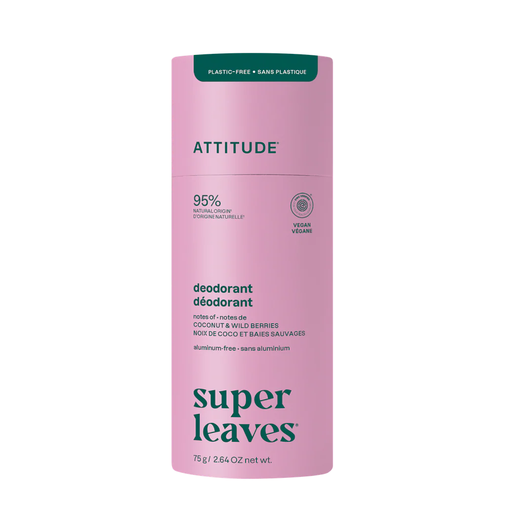 Attitude - Coconut & Wild Berries Deodorant, 75 g