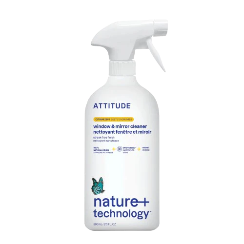 Attitude - Window & Mirror - Citrus Zest, 800 mL