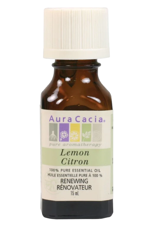 Aura Cacia - Lemon Oil, 15 mL