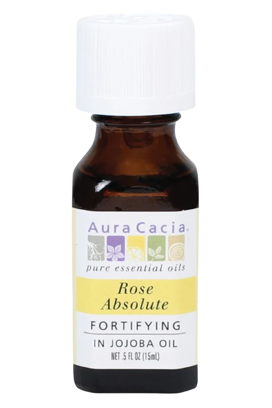 Aura Cacia - Rose Absolute in Jojoba Oil, 15 mL