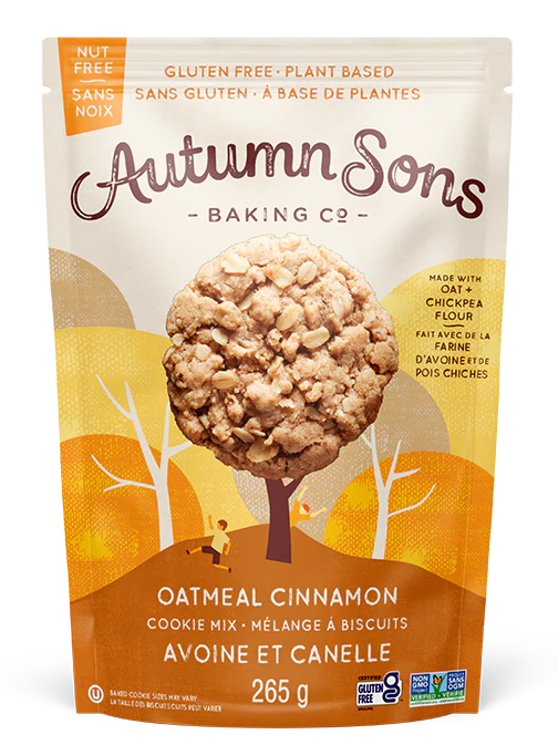 Autumn Sons Baking - Oatmeal Cinnamon Cookie Mix, 265 g