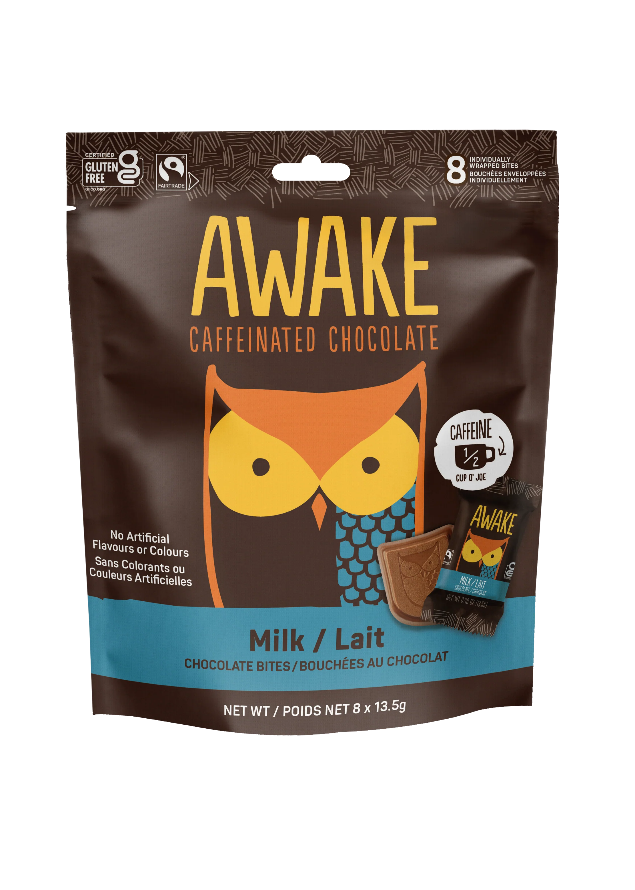 Awake Chocolate - Milk Chocolate, 108 g