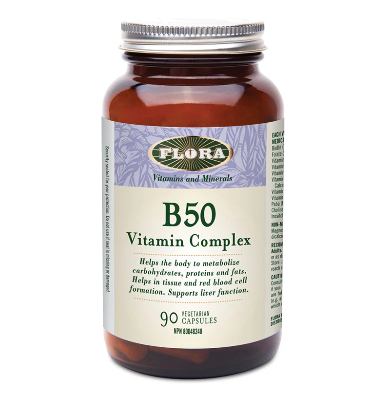 Flora - B 50 Complex, 90 caps