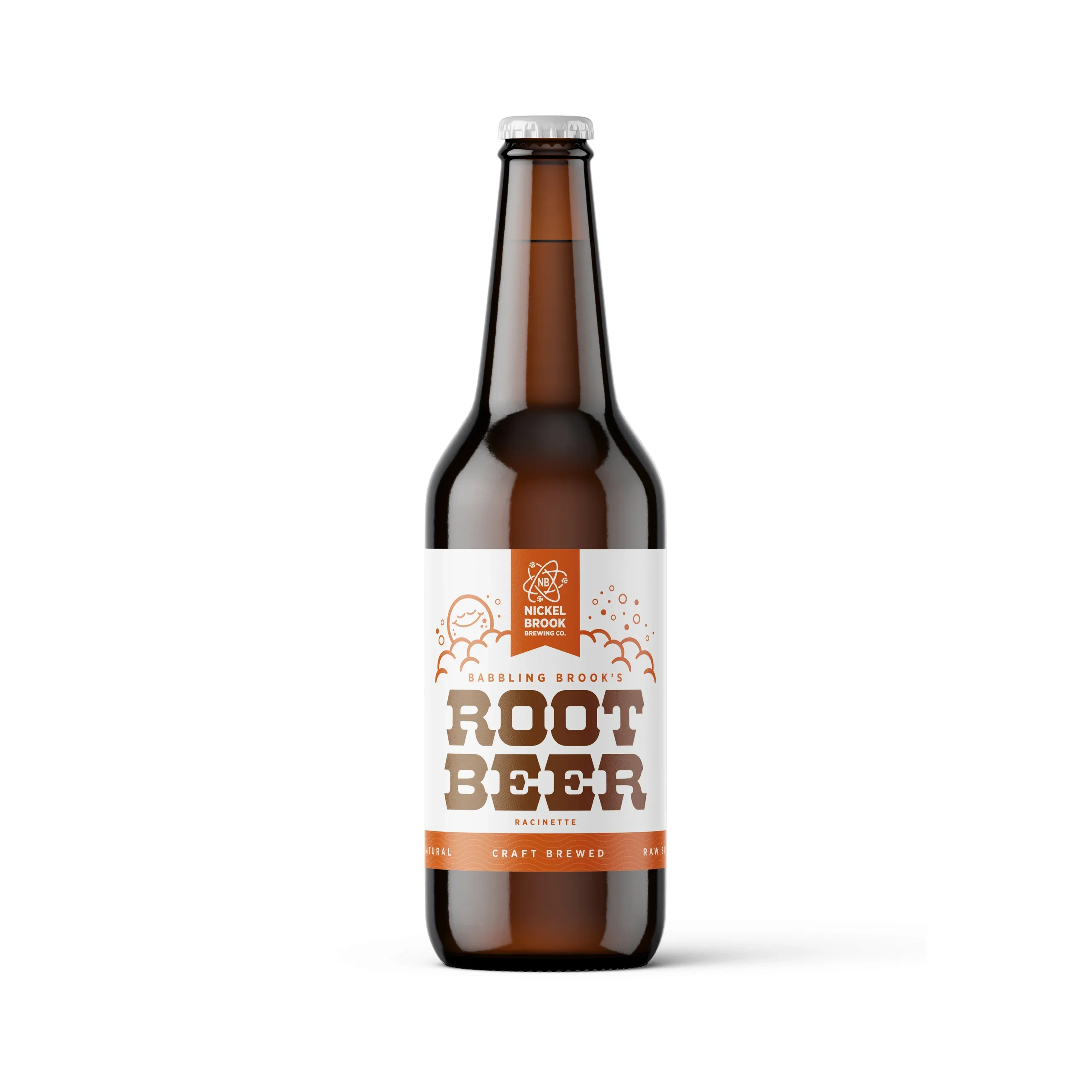 Nickel Brooke - Babbling Brooke's Root Beer, 355 mL