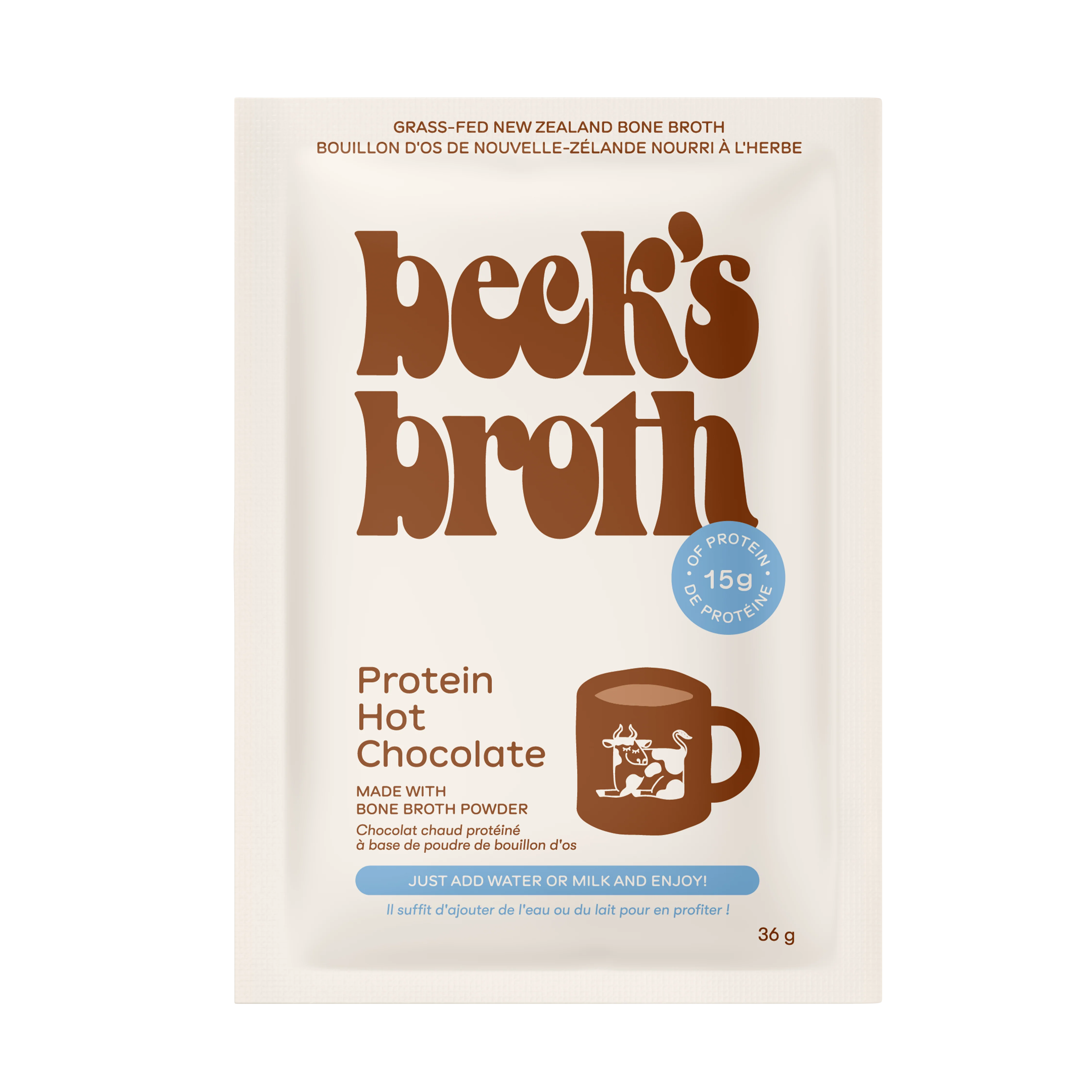 Beck's Broth - Protein Hot Chocolate, 36 g