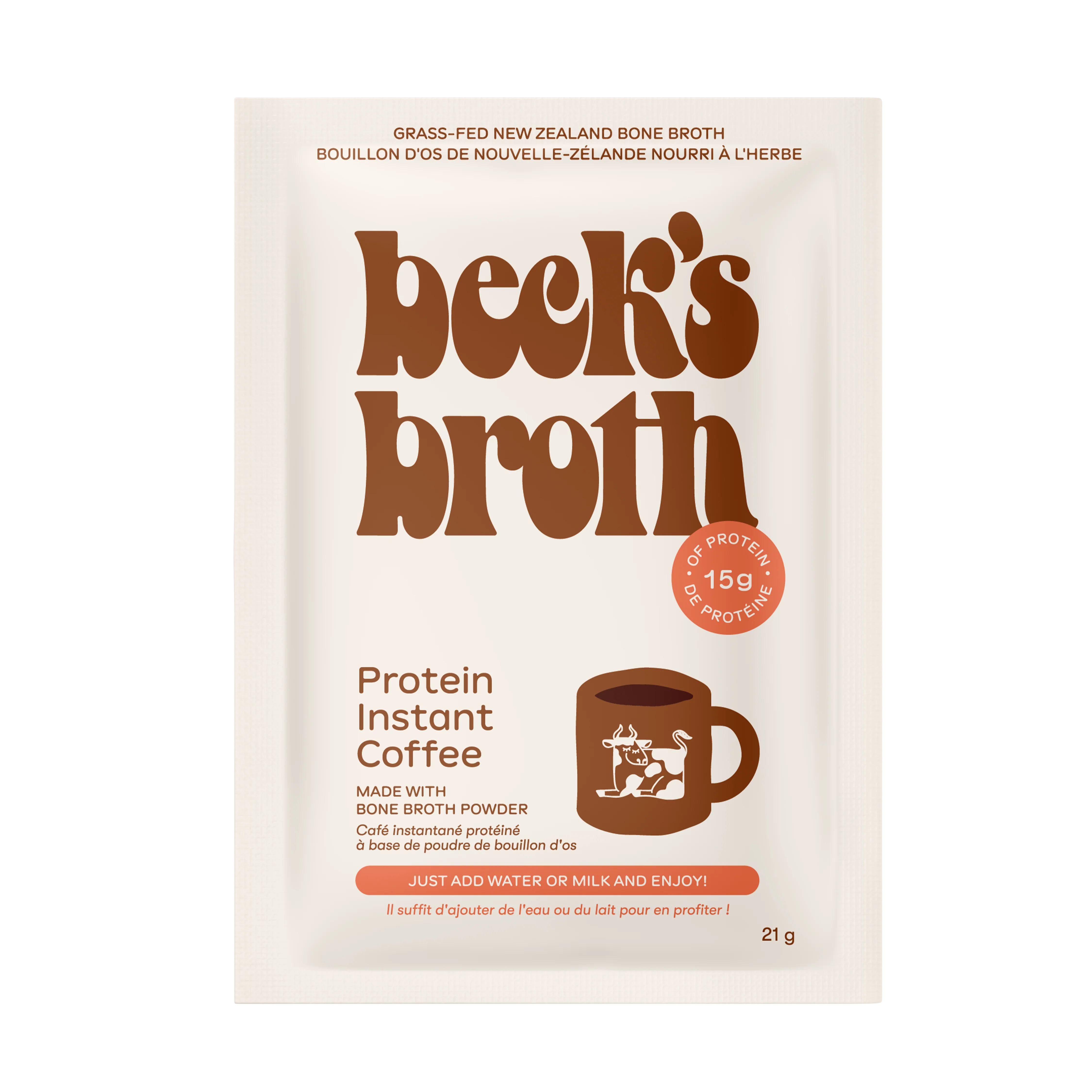 Beck's Broth - Protein - Instant Coffee, 22 g
