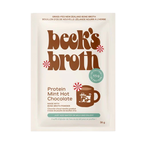 Beck's Broth - Protein -  Mint Hot Chocolate, 36 g