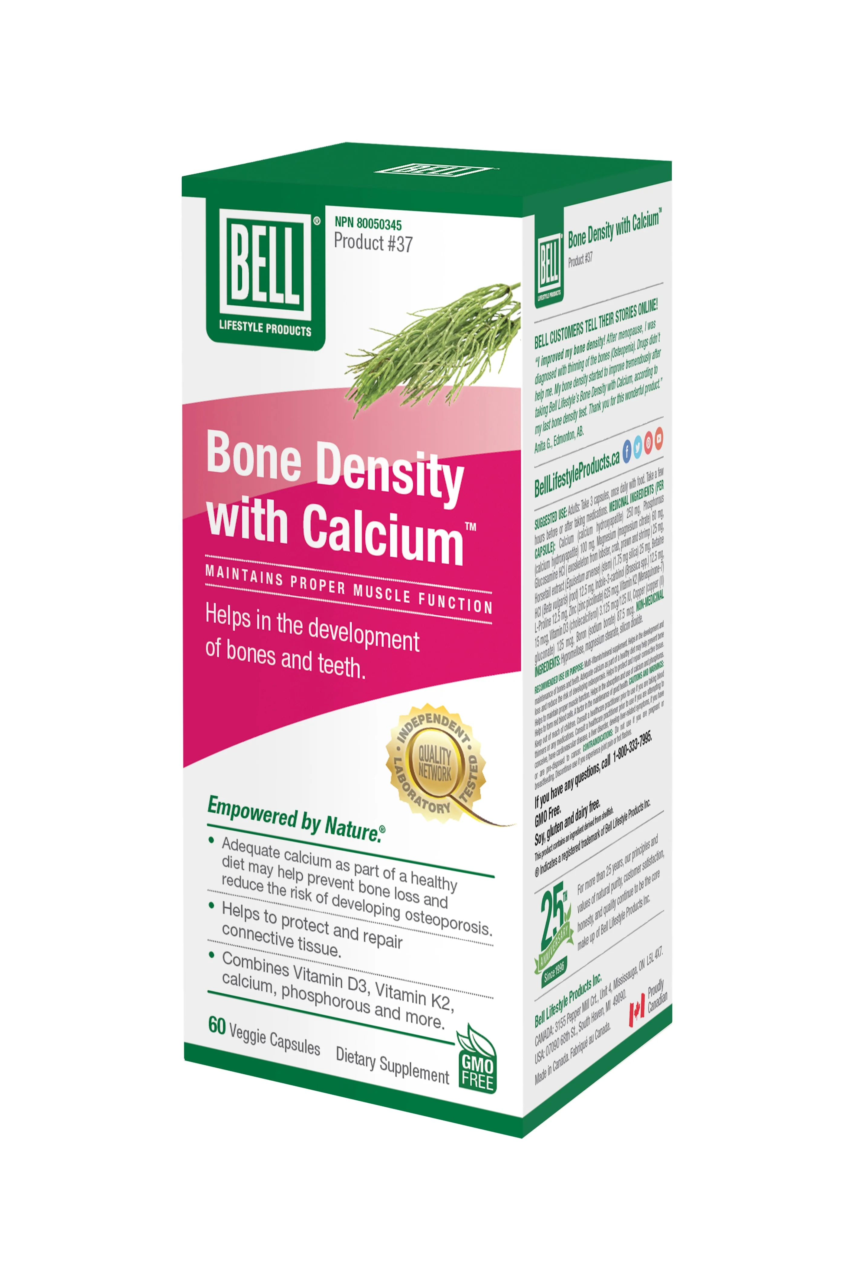 Bell - Bone Density Recovery, 60 Caps