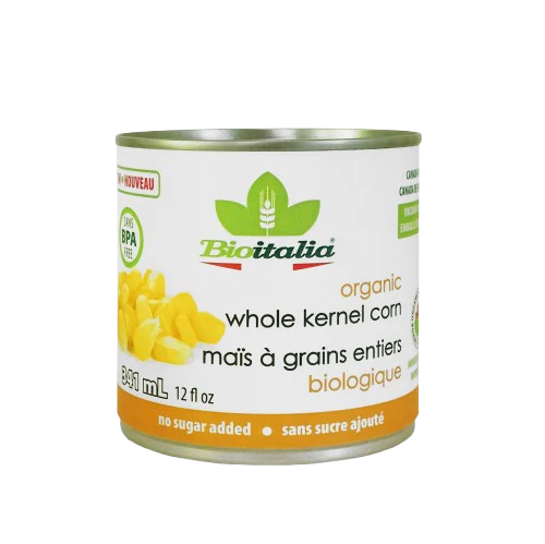 Bioitalia - Organic Whole Kernel Corn, 341 mL
