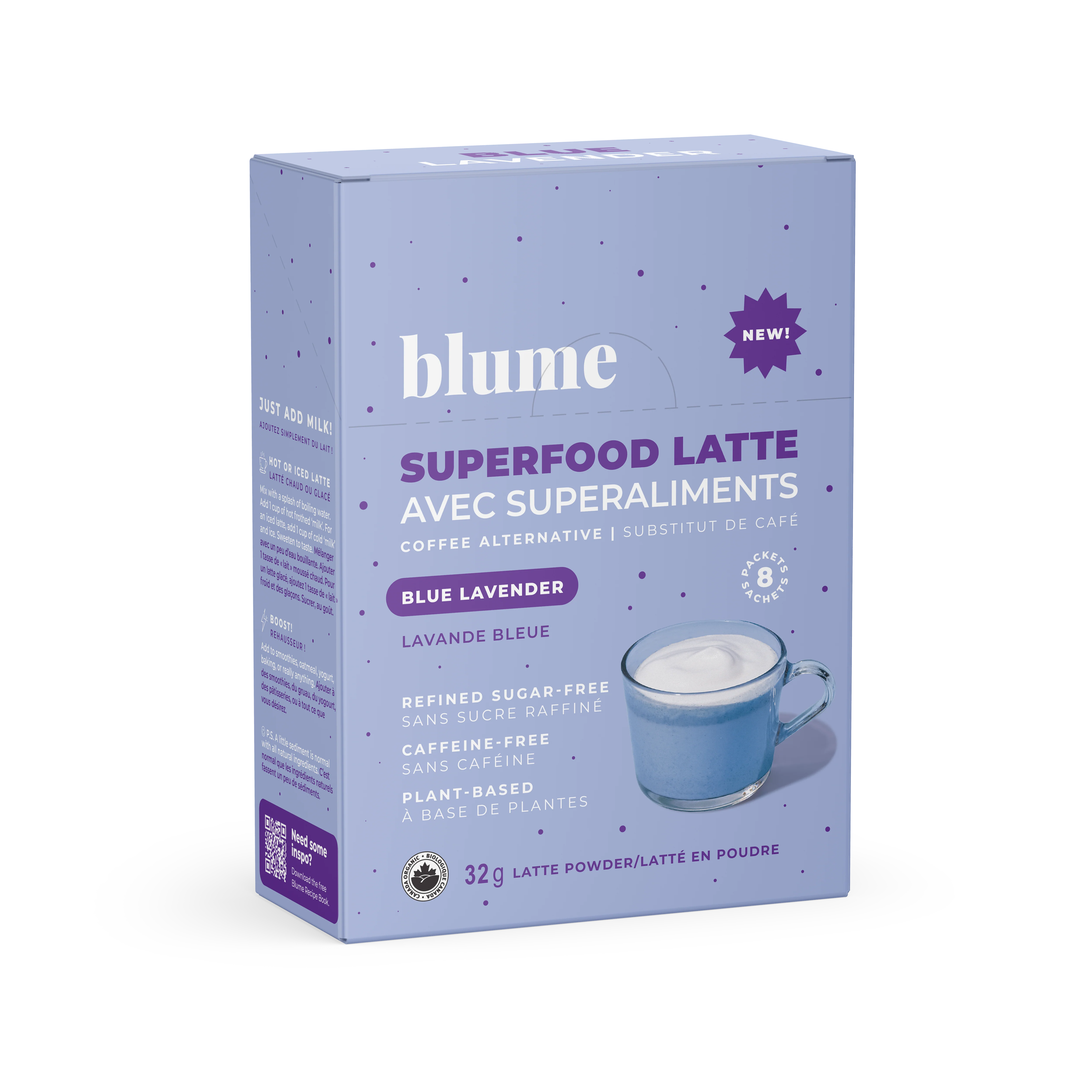 Blume - Blue Lavender - Single Serve, 8x4 g