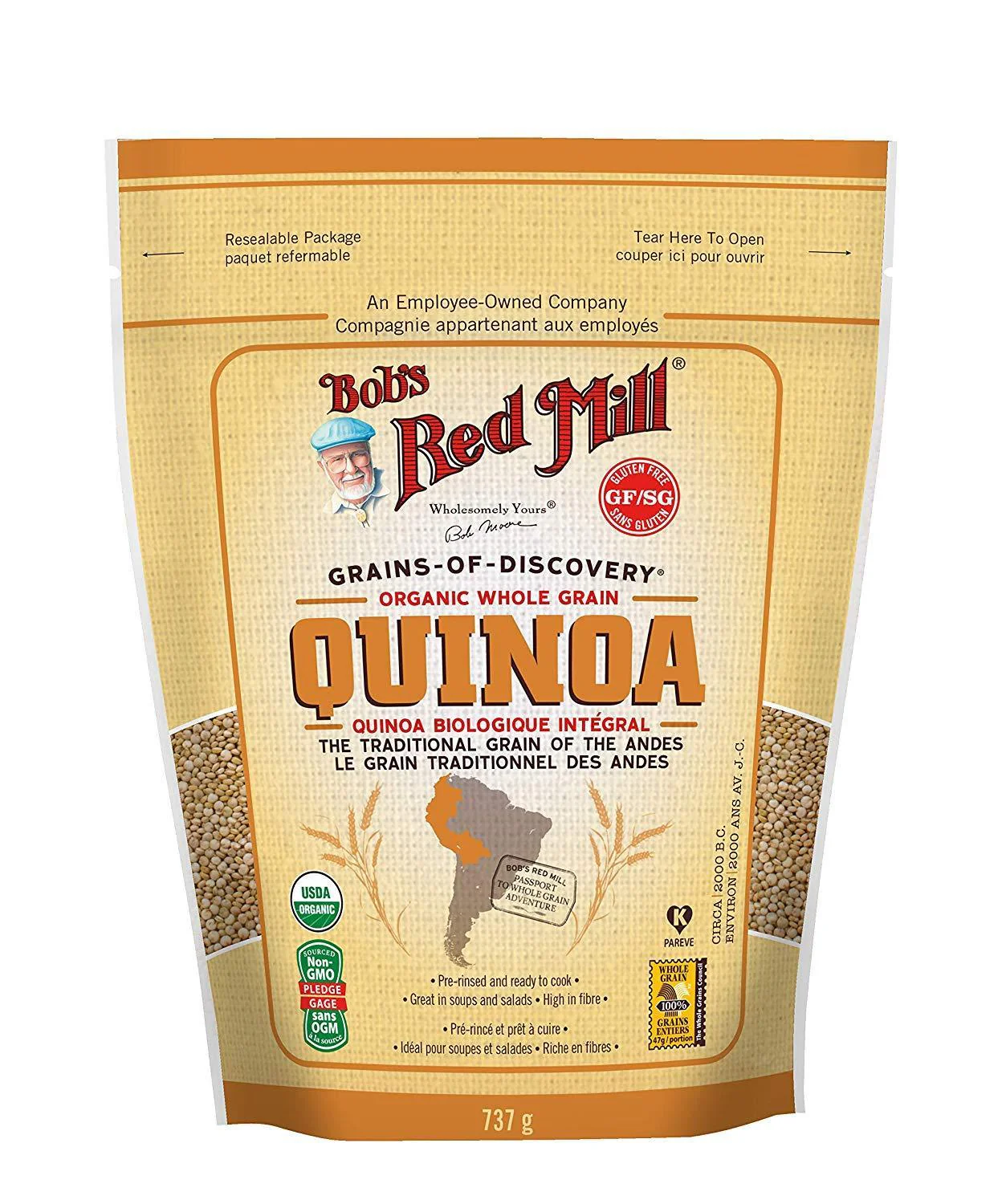 Bob's Red Mill - Organic Quinoa, 737 g