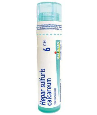 Boiron - Hepar Sulfuris Calcareum 6ch, 80 pellets