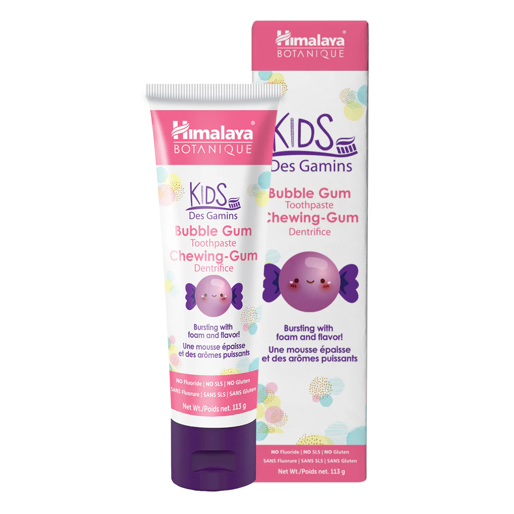 Botanique by Himalaya - Kids Toothpaste - Bubble Gum, 113 g