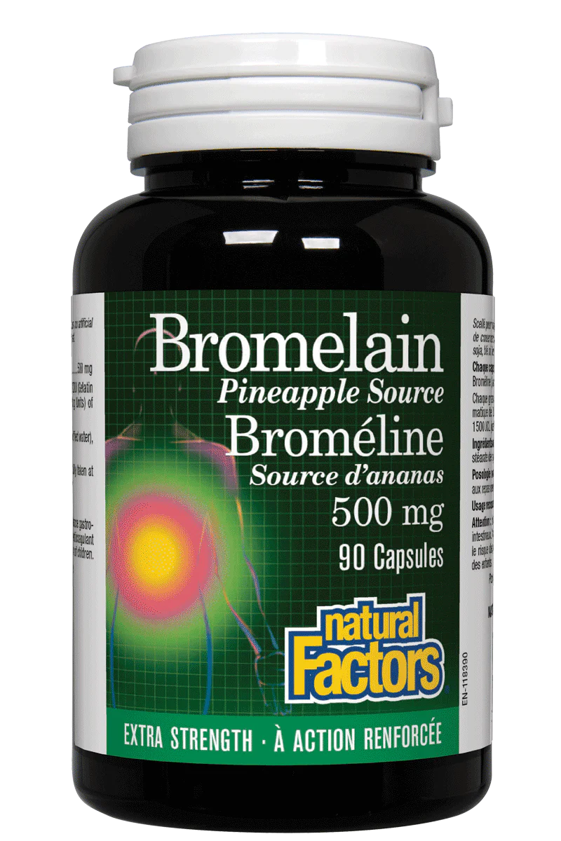 Natural Factors - Bromelain 500mg, 90 capsules
