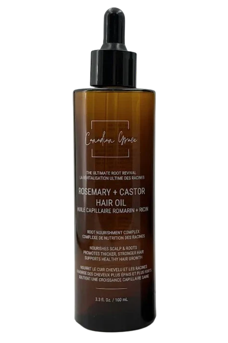 Canadian Grace - Organic Rosemary + Castor Oil, 100 mL