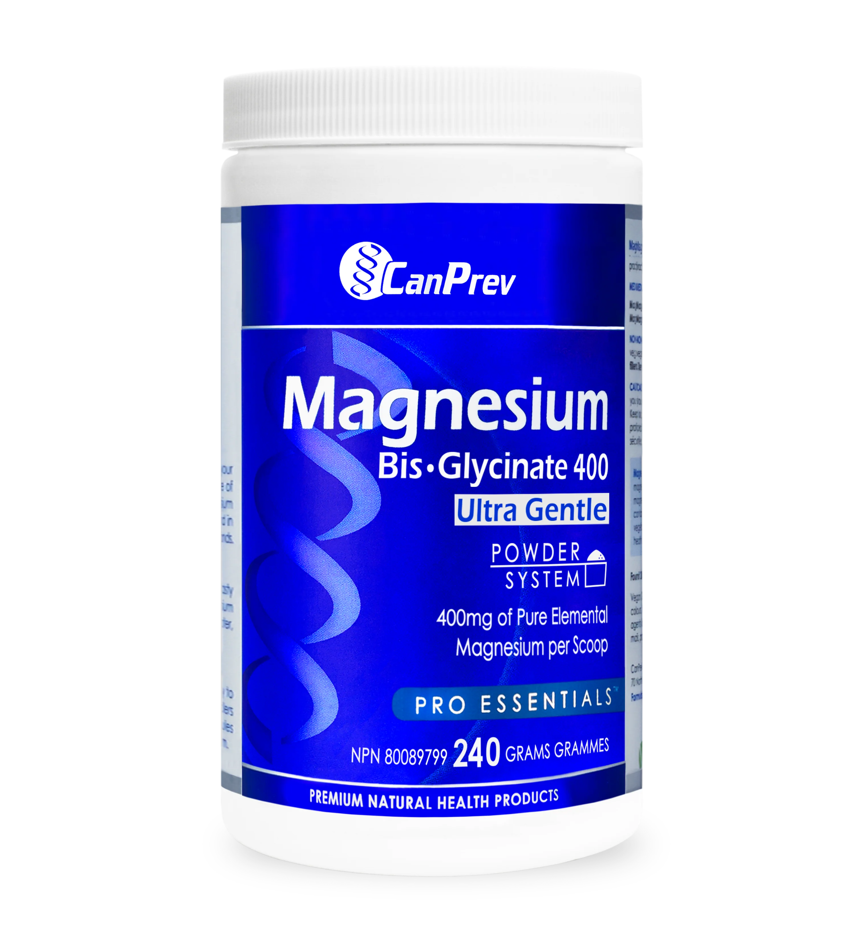 CanPrev - Mag Bis-Glycinate 400 Gentle, 240g