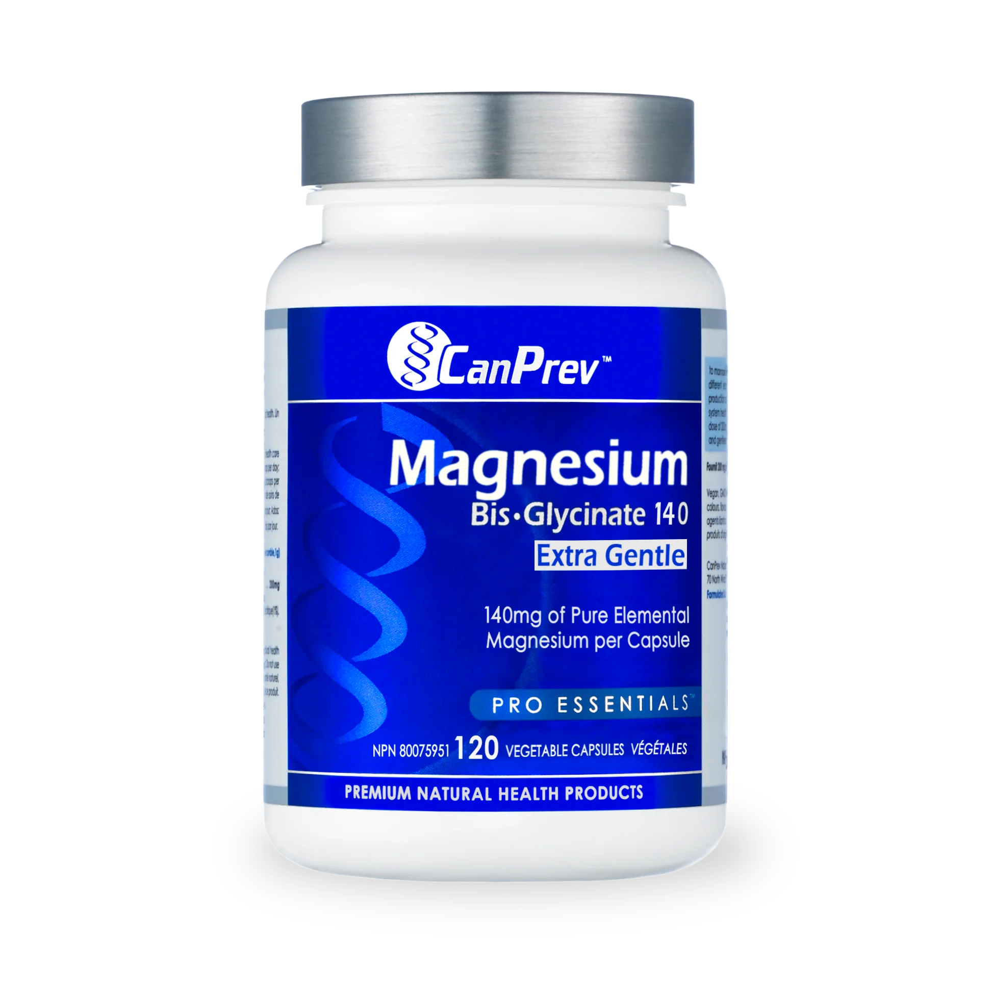 CanPrev - Magnesium Bis-glycinate 140 Extra G, 120CAPS