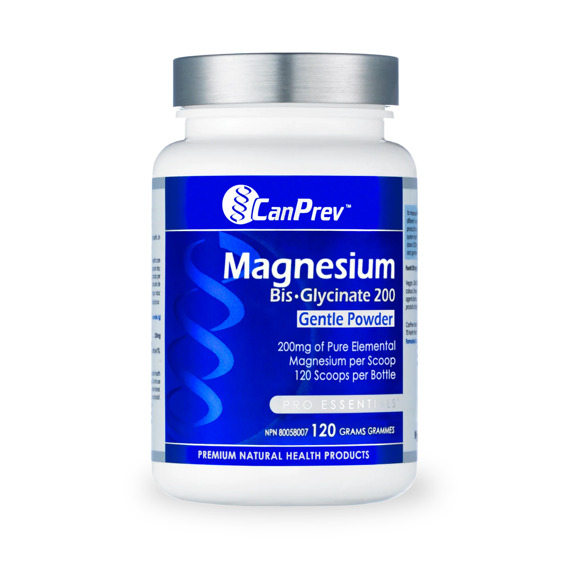 CanPrev - Magnesium Bis-Glycinate Powder - 120g