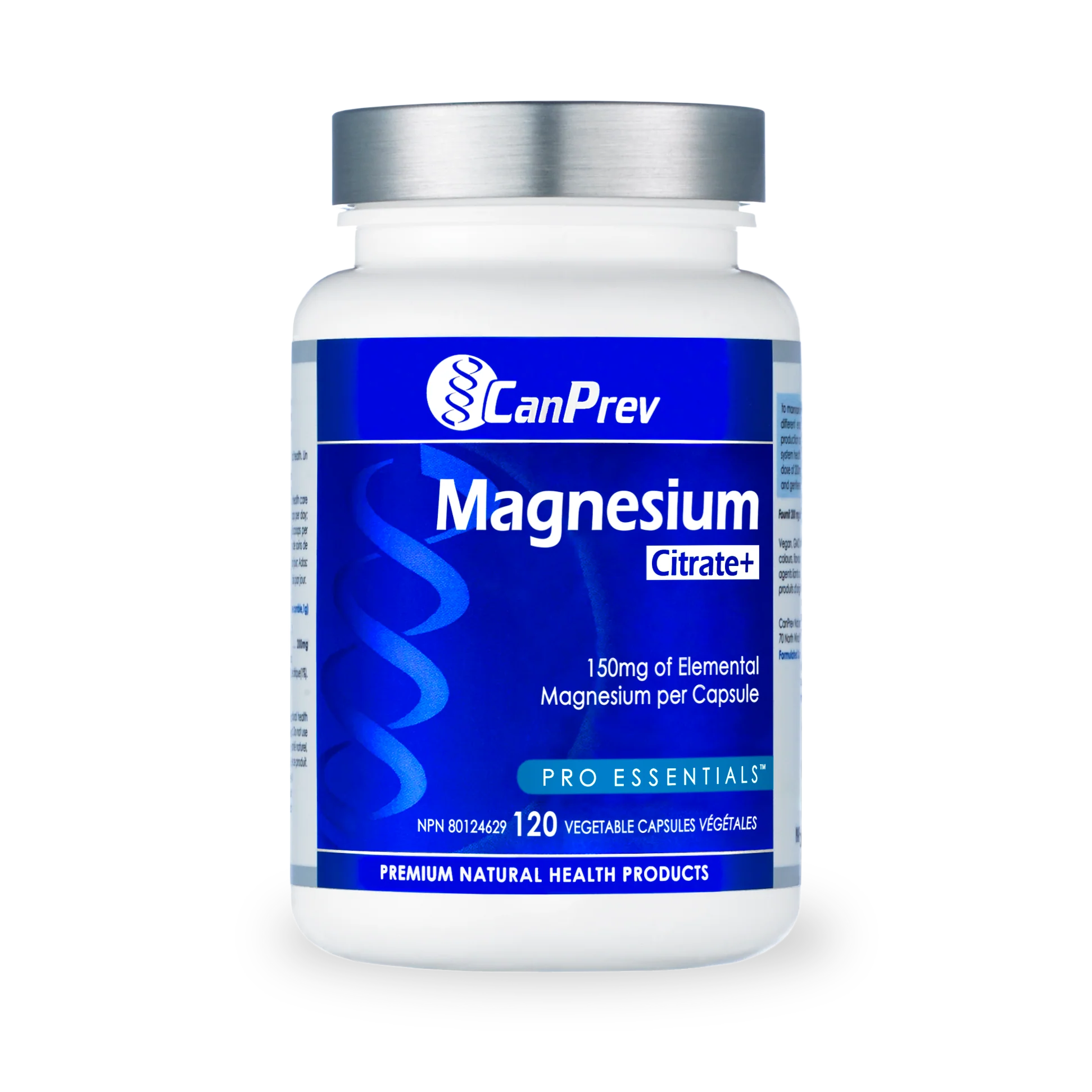 CanPrev - Magnesium Citrate+, 120 Vcaps