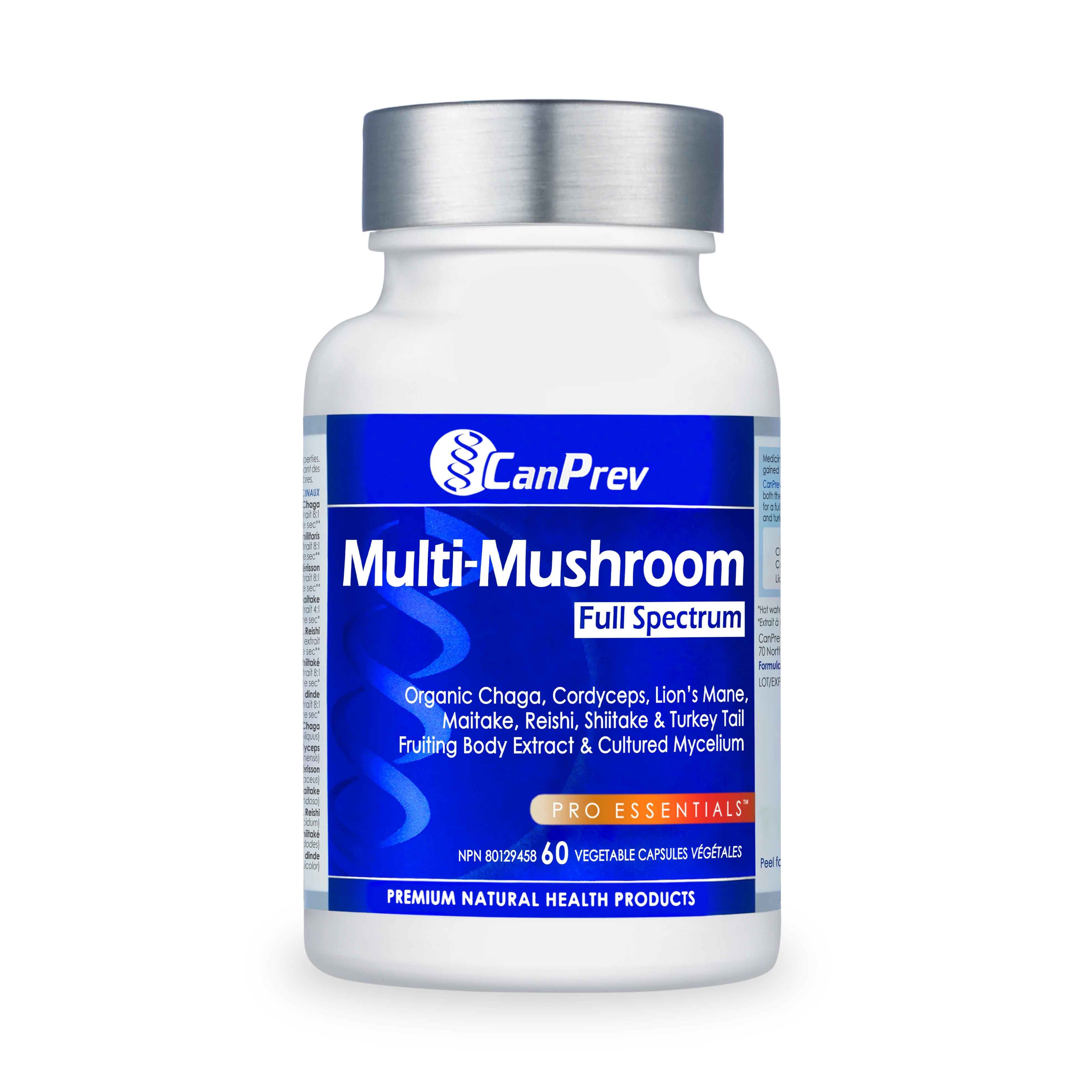 CanPrev - Multi-Mushroom Full Spectrum, 60 Vcaps