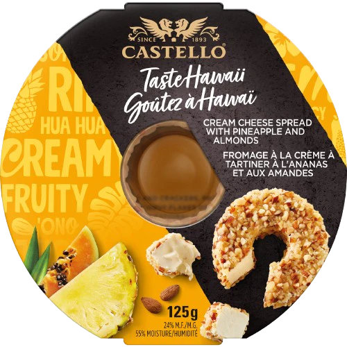 Castello - Cream Cheese - Pineapple Almond, 125 g