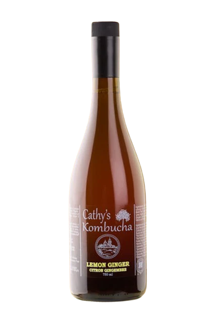 Cathy's Kombucha - Lemon Ginger, 750 mL