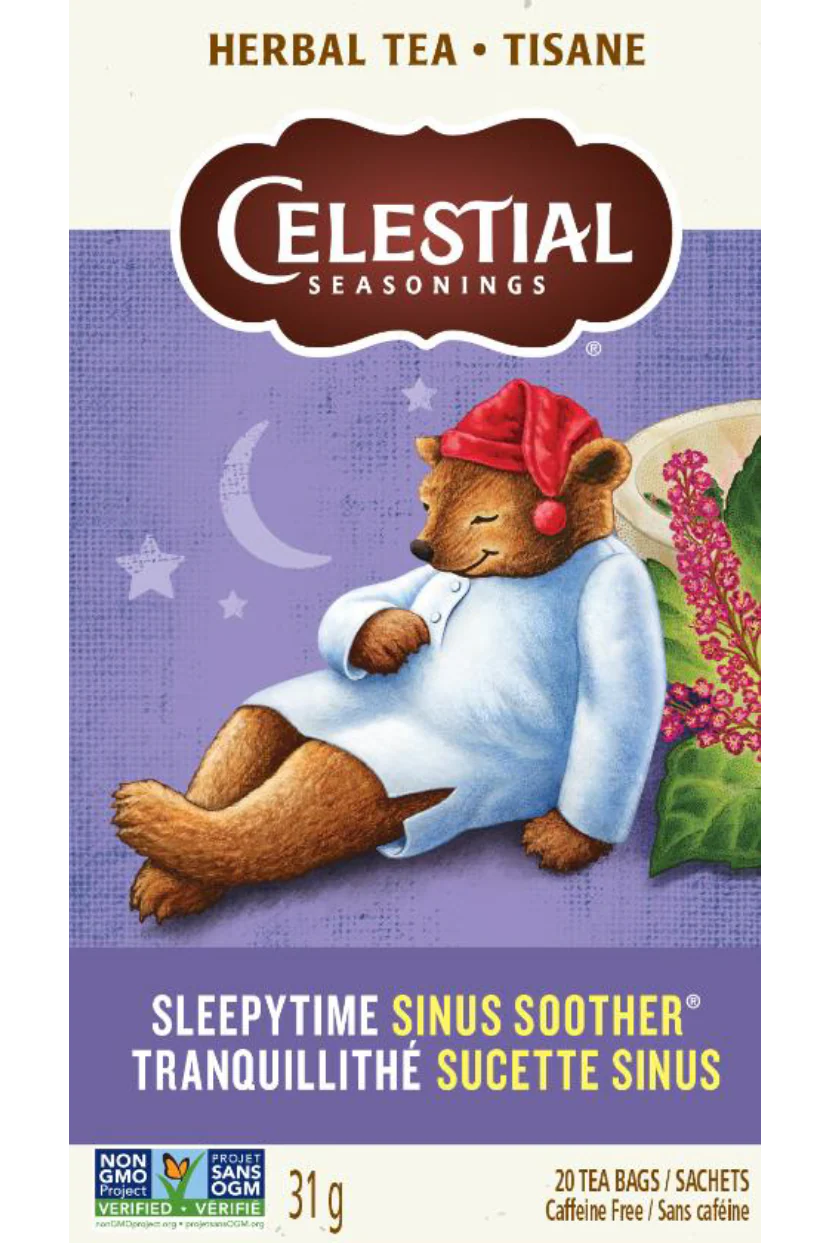 Celestial Seasonings - Herbal Tea Sleepytime Sinus Soother, 20 Count